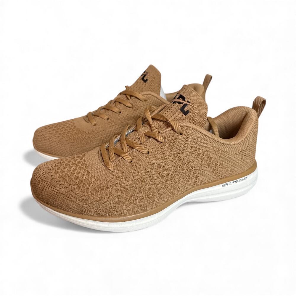 Athletic Propulsion Lab APL Men’s Techloom Pro X Sneaker Tan Ivory Black Sz 10.5